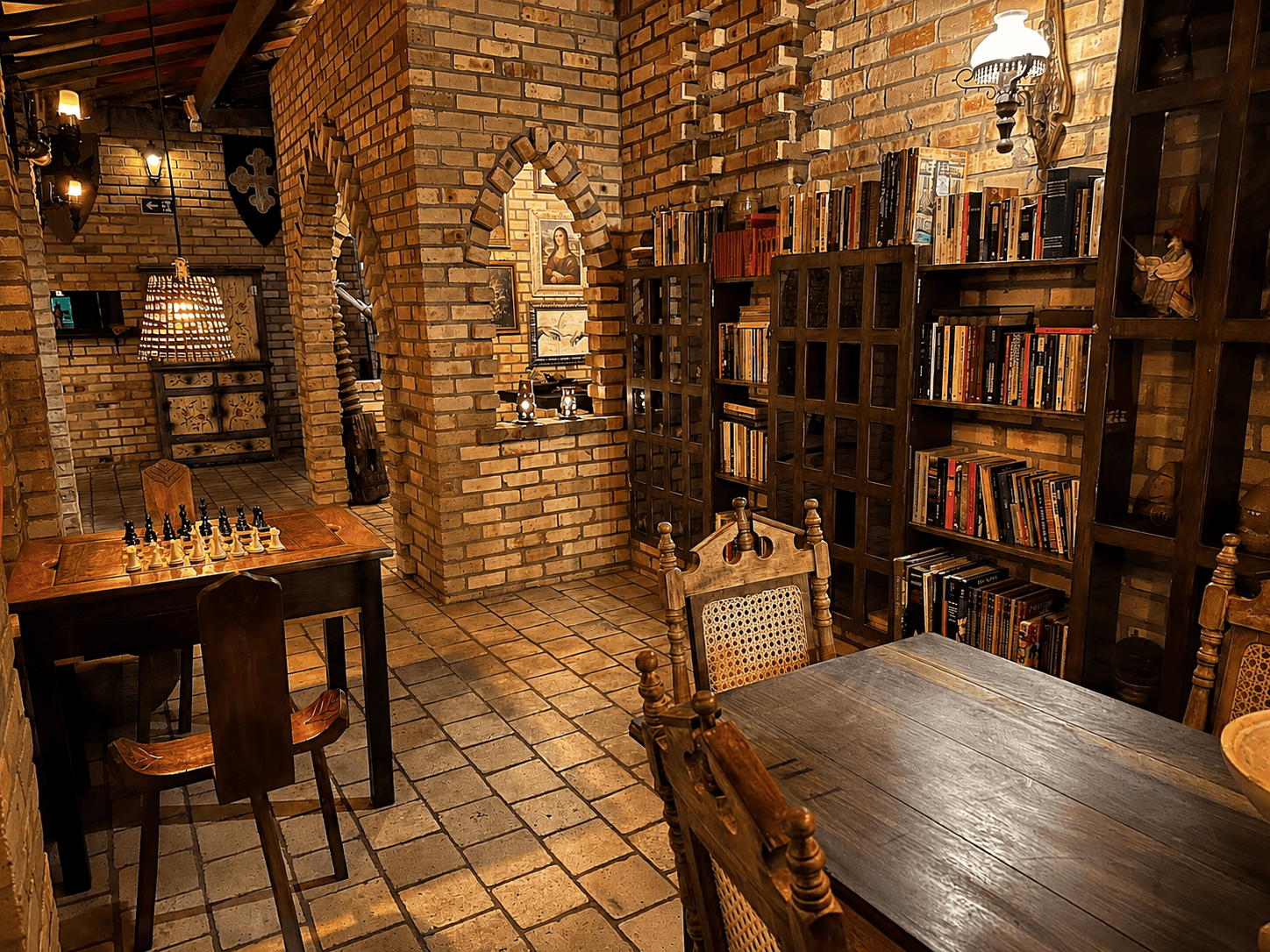 A biblioteca do Castelo, onde cada detalhe guarda uma lembrança