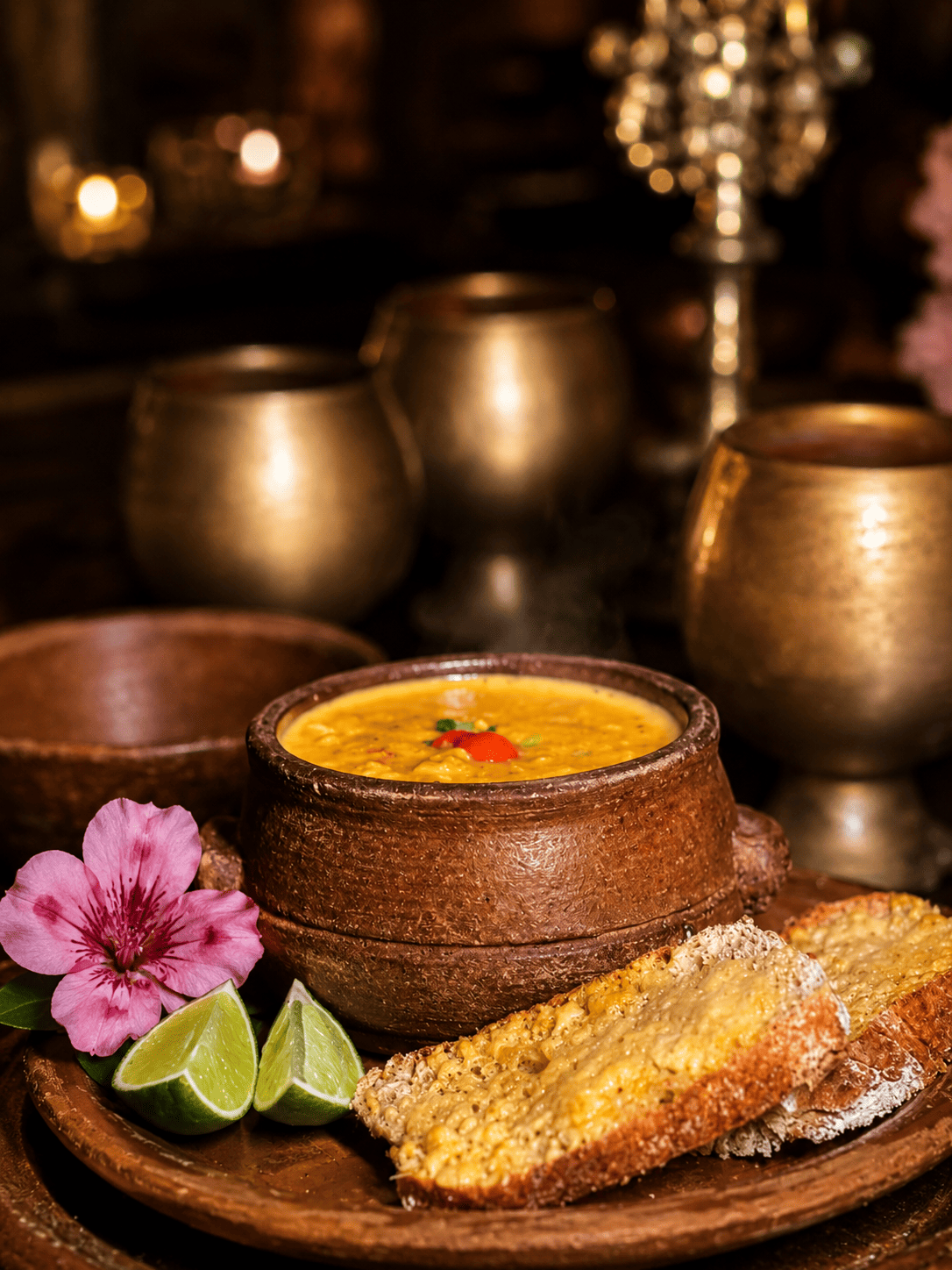 Receitas servidas com calma
